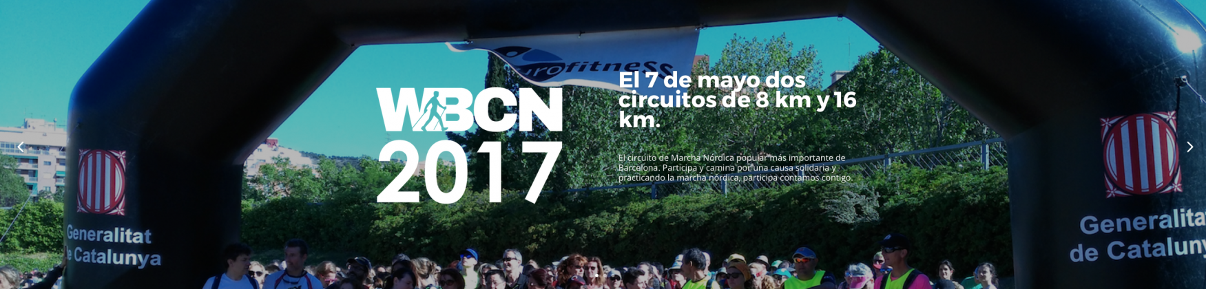 Participa en el evento de Marcha Nórdica más importante en Barcelona el